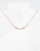 Butterfly Boat Pendant Necklace, Rose Gold Plating