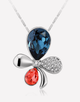 Oflara Plochrome  Crystal Flower Necklace