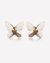 Oflara Crystal Butterfly Earrings