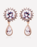 Oflara Crystal Peacock Earrings