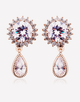 Oflara Crystal Peacock Earrings