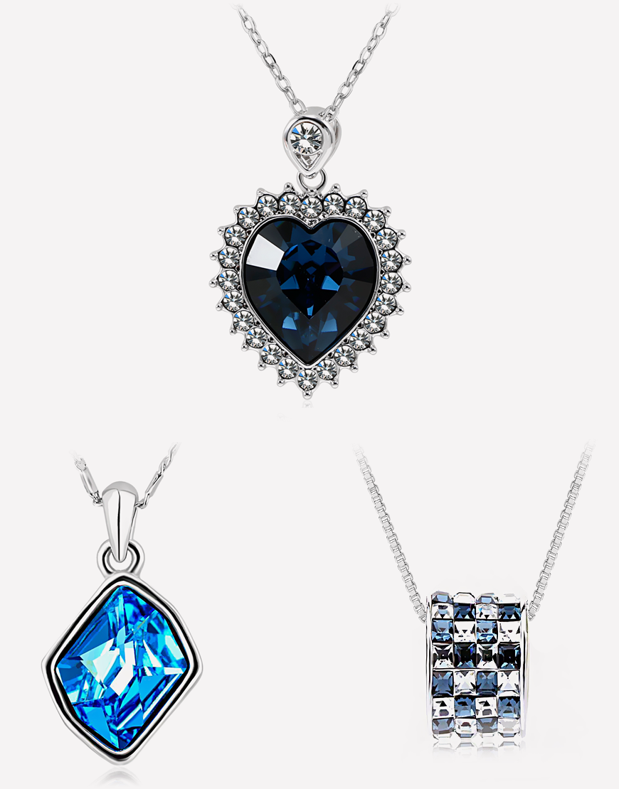 Shades of Blue Pendants